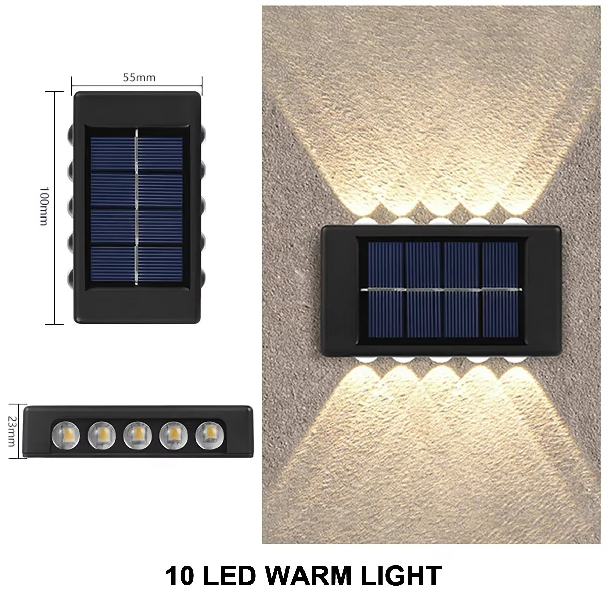 Solar Wall Lamp - Illuminate Your Outdoors!
